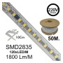 XXLED LED Streifen 220V| FLICKER FREE |CUSTOM CUT |120 LED/m|50M|SMD2835 |1800Lm/M| 14W/M | IP67 | Sie - Produktansicht