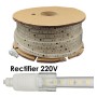 XXLED LED Streifen Gleichrichterkabel 220V| 120LED/m | 50m | SMD 2835 | 800Lm | 8W/M | CRI90 | IP65 - technische Ansicht