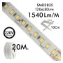 XXLED Bande LED 220V | 120xLED/m | 20m | SMD2835 | 1450Lm/M | 14W/M | IP67 | Coupez toutes les 10cm - vue détaillée