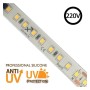 XXLED Bande LED 220V | 120xLED/m | 20m | SMD2835 | 1450Lm/M | 14W/M | IP67 | Coupez toutes les 10cm - vue technique