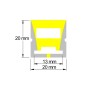 XXLED LED-Silikonrohr | FLEX 20-20 | 50m | Zuschneidbar | Für LED-Streifen bis zu 12 mm