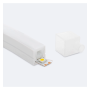 XXLED LED-Silikonrohr | FLEX 20-20 | 50m | Zuschneidbar | Für LED-Streifen bis zu 12 mm - Detailansicht