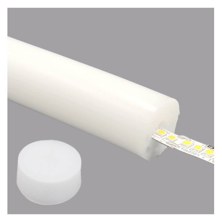 XXLED LED-Silikonschlauch | FLEX D22 | 50m | Zuschnitt nach Mass | Für LED-Streifen bis 10mm