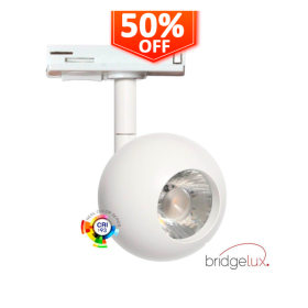 XXLED LED Strahler 10W FENIX - Weiss - 1-Phasen Schienensystem - CRI+93