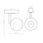 XXLED LED Strahler 10W FENIX - Weiss - 1-Phasen Schienensystem - CRI+93 - Detailansicht
