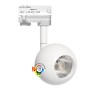 XXLED LED Strahler 10W FENIX - Weiss - 3-Phasen Schienensystem - CRI+93 - technische Ansicht