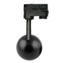 XXLED LED Strahler 10W FENIX - SCHWARZ - 3-Phasen Schienensystem - CRI+93 - technische Ansicht