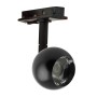 XXLED Projecteur LED 10W FENIX - Noir Chromé - Système de Rail Monophasé - IRC+93