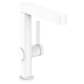 Robinet de lavabo monocommande hansgrohe Finoris 230 avec bec pivotant et bonde Push-Open