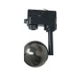 XXLED LED Strahler 10W FENIX - Schwarzes Chrom - 3-Phasen Schienensystem - CRI+93 - technische Ansicht