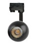 XXLED LED Strahler 10W FENIX - Schwarzes Chrom - 3-Phasen Schienensystem - CRI+93 - technische Ansicht