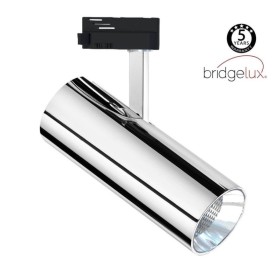 XXLED LED Strahler 30W BERNA Chromsilber Einphasen-Stromschiene DOB Driverless