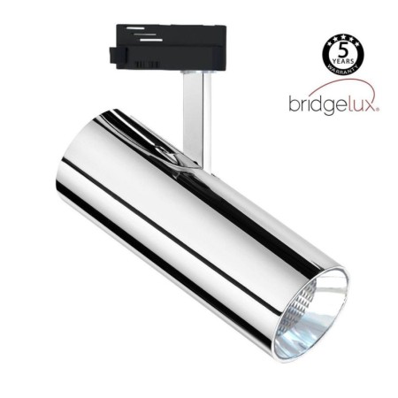 XXLED LED Strahler 30W BERNA Chromsilber Einphasen-Stromschiene DOB Driverless