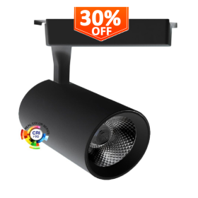 XXLED LED Strahler 30W PARMA Schwarz 1-Phasen Schienensystem CRI +92