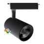 XXLED Projecteur LED 30W PARMA Noir Système de rail monophasé CRI +92 - photo produit