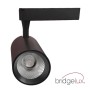 XXLED Projecteur LED 30W PARMA Noir Système de rail monophasé CRI +92 - photo produit