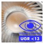 XXLED LED Strahler 40W -34W - MAYA - Schwarz - 3-Phasen DRIVER PHILIPS Schienensystem - CRI+92 - UGR13 - Produktansicht