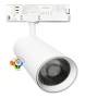 XXLED LED Strahler 40W -34W - NEW MAYA - Weiss - 3-Phasen Schienensystem - CRI+92 - UGR13 - Produktansicht