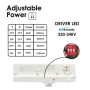 XXLED LED Strahler 40W -34W - NEW MAYA - Weiss - 3-Phasen Schienensystem - CRI+92 - UGR13