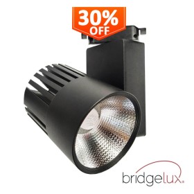 XXLED LED Strahler 40W GRAZ Schwarz BRIDGELUX Chip 1-Phasen Schienensystem CRI +98