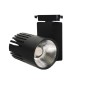 XXLED LED Strahler 40W GRAZ Schwarz BRIDGELUX Chip 1-Phasen Schienensystem CRI +98 - technische Ansicht