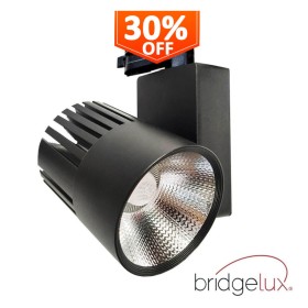 XXLED LED Strahler 40W GRAZ Schwarz BRIDGELUX Chip 3-Phasen Schienensystem CRI +90