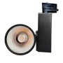 XXLED LED Strahler 40W GRAZ Schwarz BRIDGELUX Chip 3-Phasen Schienensystem CRI +90 - Detailansicht