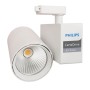 XXLED LED Strahler 40W MADRID Weiss BRIDGELUX Chip 1-Phasen Schienensystem CRI+98