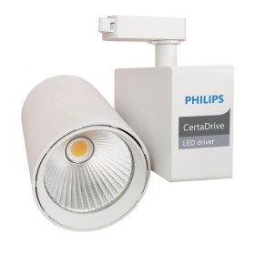 XXLED LED Strahler 40W MADRID Weiss BRIDGELUX Chip 1-Phasen Schienensystem CRI+98