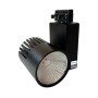 XXLED LED Strahler 40W UPPSALA Schwarz BRIDGELUX Chip 1-Phasen Schienensystem CRI+98