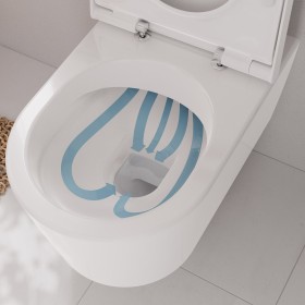 hansgrohe EluPura S WC-Sitz mit Befestigung oben