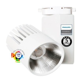 XXLED LED Strahler 40W UPPSALA Weiss BRIDGELUX Chip 1-Phasen Schienensystem CRI+92