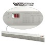 XXLED Faretto LED 66W - LINEAR ARENDAL - VOSSLOH - Bianco - Sistema a binario trifase - 150cm