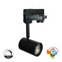 XXLED LED-Schieneleuchte 8W Dreiphasen - SCHWARZ - Dimmbarer Triac - 24º - HOHER LUMEN 150Lm/W - CRI+98