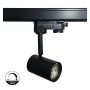 XXLED LED-Schieneleuchte 8W Dreiphasen - SCHWARZ - Dimmbarer Triac - 24º - HOHER LUMEN 150Lm/W - CRI+98