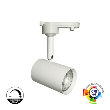 XXLED Lampada da binario LED 8W Monofase - BIANCO - Dimmerabile Triac - 24º - ALTO LUMEN 150Lm/W - CRI+98