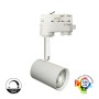 XXLED LED-Schienenstrahler 8W Dreiphasen - WEISS - Dimmbar Triac - 24º - HOHE LUMEN 150Lm/W - CRI+98