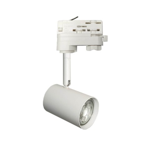 XXLED LED-Schienenstrahler 8W Dreiphasig - Weiss - 24º - Hohe Lichtleistung 165 Lm/W