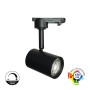 XXLED LED-Schienenstrahler 8W Einphasig SCHWARZ - Dimmbar Triac - 24º - HOHER LUMEN 150Lm/W - CRI+98