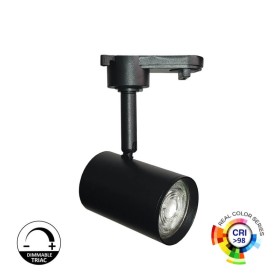 XXLED LED-Schienenstrahler 8W Einphasig SCHWARZ - Dimmbar Triac - 24º - HOHER LUMEN 150Lm/W - CRI+98