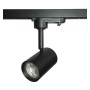 XXLED LED-Schienenstrahler 8W Einphasig SCHWARZ - Dimmbar Triac - 24º - HOHER LUMEN 150Lm/W - CRI+98 - technische Ansicht