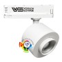 XXLED LED-Strahler - 28W - LEIPZIG - Drehstromschiene - Treiber VOSSLOH - Verstellbare Optik - 36º-60º - Produktansicht