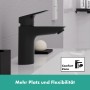 Miscelatore monocomando per lavabo hansgrohe Logis 100 CoolStart senza scarico