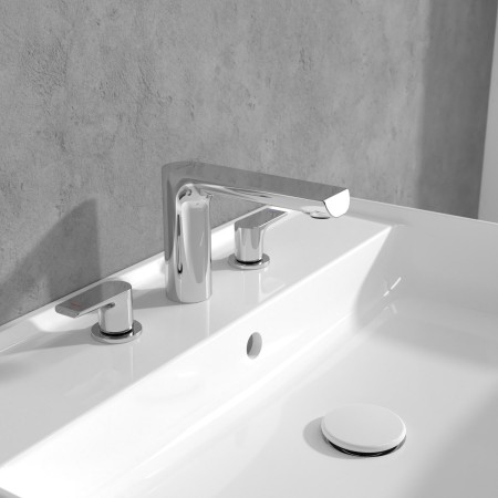 Robinet de lavabo à trois trous Villeroy & Boch Liberty