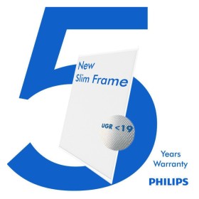 PACK 8stk. LED Panel 60x60 -SLIM FRAME- 40W - Philips Driver - UGR19 - ENEC