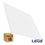 XXLED PACK 10 pezzi Pannello LED 60x60 - TELAIO SOTTILE - Driver Lifud 40W - Nessun sfarfallio