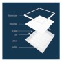 XXLED PACK 10 pezzi Pannello LED 60x60 - TELAIO SOTTILE - Driver Lifud 40W - Nessun sfarfallio - immagine prodotto