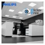 XXLED PACK 10stk. LED-Panel 60x60 4000Lm | SLIM FRAME | Philips-Treiber 40W | Aluminium | 5 Jahre - technische Ansicht
