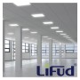 XXLED PACK 10stk. LED-Panel 60x60 40W SLIM FRAME – Dimmbar 0-10V – Lifud-Treiber - Produktansicht