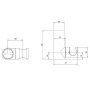 Villeroy & Boch Universal Showers Handbrausehalter rund - Detailansicht